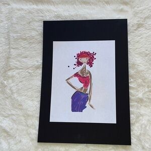 Digital art handmade book illustration print by me Sinta Margot book on amazon